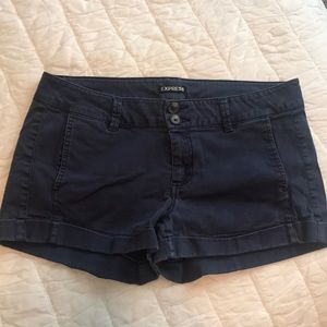 Express Navy Shorts